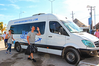 Shared Shuttle to Holbox, cancun airport Ferry not included 